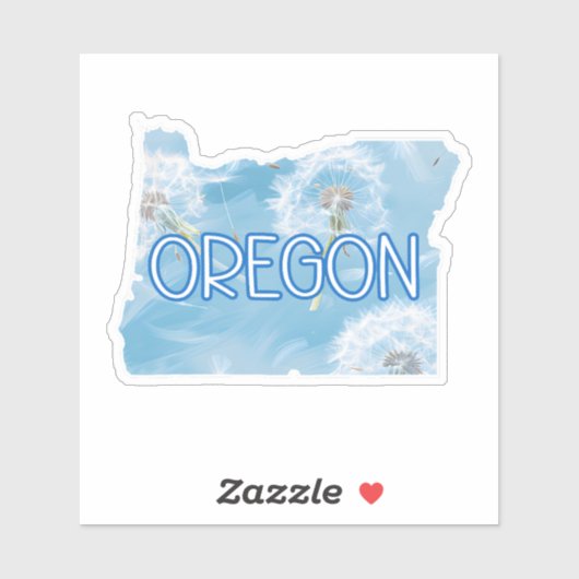Sticker Oregon Dandelion (Feuille)
