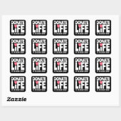 Sticker Orgaandonor Doneer Leven (Vel)