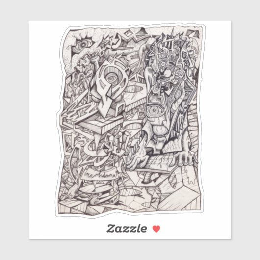 Sticker Organ of Worries  (Feuille)