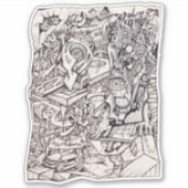 Sticker Organ of Worries  (Devant)