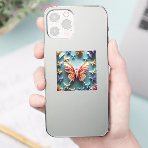 Sticker Origami papillon