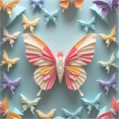 Sticker Origami papillon (Recto)