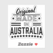Sticker Original fabriqué en Australie (Feuille)