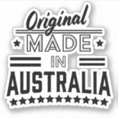 Sticker Original fabriqué en Australie (Devant)