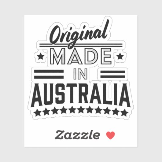 Sticker Original made in Australia (Feuille)