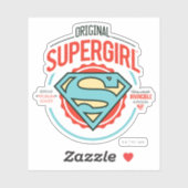 Sticker Original Supergirl Vintage Logo Badge (Feuille)