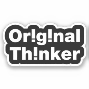 Sticker Original Thinker
