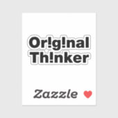 Sticker Original Thinker (Feuille)