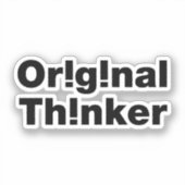 Sticker Original Thinker (Recto)