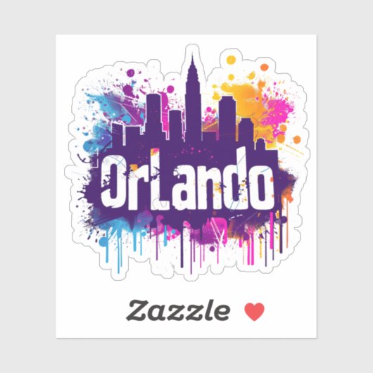 Sticker Orlando (Feuille)