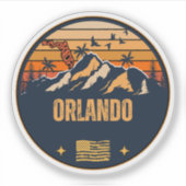 Sticker Orlando, Floride (Devant)
