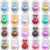 sticker ornemental de Noël (Devant)