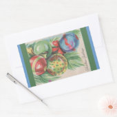 Sticker ornemental de Noël des années 1940 (Enveloppe)