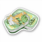 Sticker Orteil de la grenouille sorcière Shakespeare (Devant)