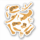 Sticker Os de dinosaures (Devant)