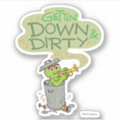 Sticker Oscar le Groupement | Gettin Down & Dirty (Devant)