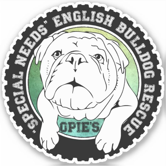 Sticker OSNEB Secourt personnalisée vinyle coupé (Devant)