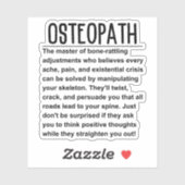 Sticker Ostéopath (Feuille)