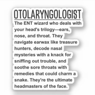 Sticker Otolaryngologue