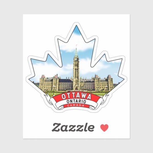 Sticker Ottawa (Ontario) Canada (Feuille)