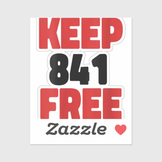 Sticker Otter 841 Surf 841Keep 841 Free California Otte (Feuille)