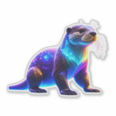 Sticker Otter Art Coloré (Devant)