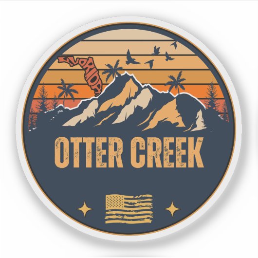 Sticker Otter Creek, Floride (Devant)
