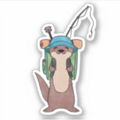 Sticker Otter de camping (Devant)