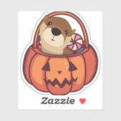 Sticker Otter Halloween (Feuille)
