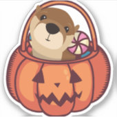 Sticker Otter Halloween (Devant)