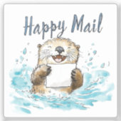 Sticker Otter Happy Mail (Recto)