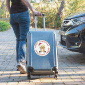 Sticker Otter Noël Neige Animaux d'hiver Otter (Valise Insitu)