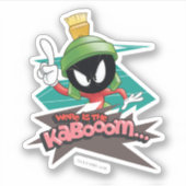 Sticker "Où est le Kabooom" Points MARVIN MARTIAN™ (Devant)