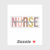 Sticker OU Infirmière salle d'opération Infirmière (Feuille)