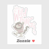 Sticker Où les choses sauvages sont citées - rose (Feuille)