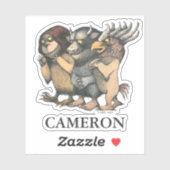 Sticker Où sont les choses sauvages | Créatures (Feuille)