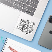 Sticker Où sont les choses sauvages | Max répété (Ordinateur portable avec iPhone)