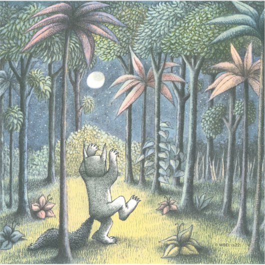 Sticker Où Sont Les Choses Sauvages | Scène 6 (Devant)