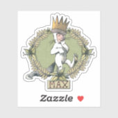 Sticker Où sont les monstres | Badge Max (Feuille)