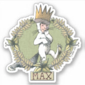 Sticker Où sont les monstres | Badge Max (Devant)