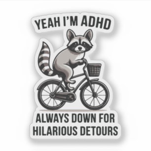Sticker Ouais, je suis tda toujours partant pour des détou