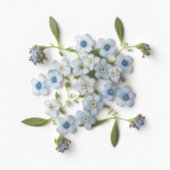 Sticker Oubliez-Moi-Fleurs Non Pressées (Devant)