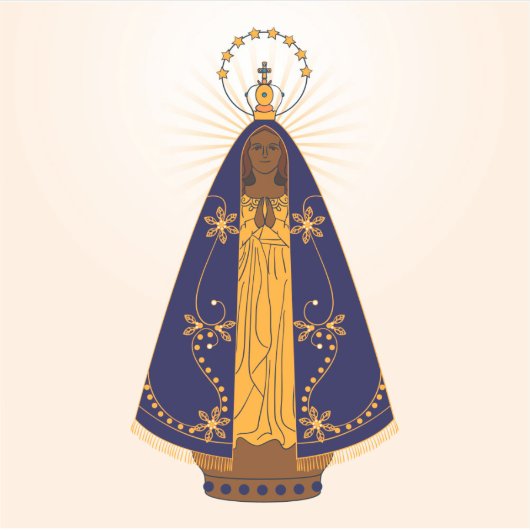 Sticker Our Lady of Aparecida (Devant)