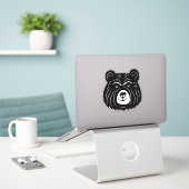 Sticker Ours (Ordinateur portable sur le bureau)