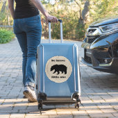 Sticker Ours animal sauvage Soyez courageux Chambre pour e (Valise Insitu)