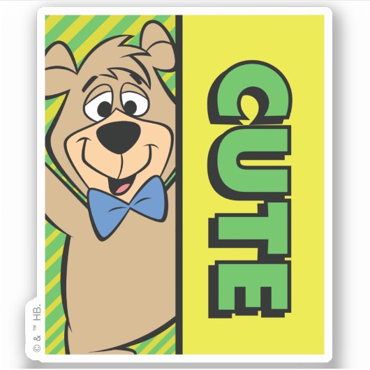 Sticker Ours Boo-Boo mignon (Devant)