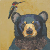 STICKER OURS & COLIBRI (Devant)