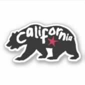 Sticker Ours de Californie (Devant)
