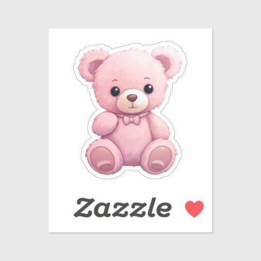 Sticker Ours de caricature (Feuille)