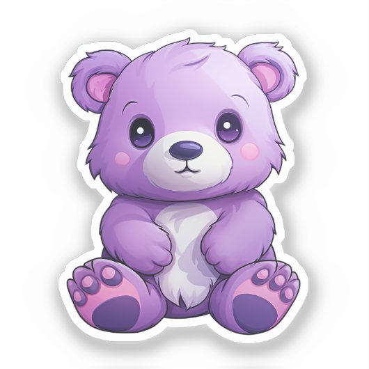 Sticker Ours de caricature (Recto)